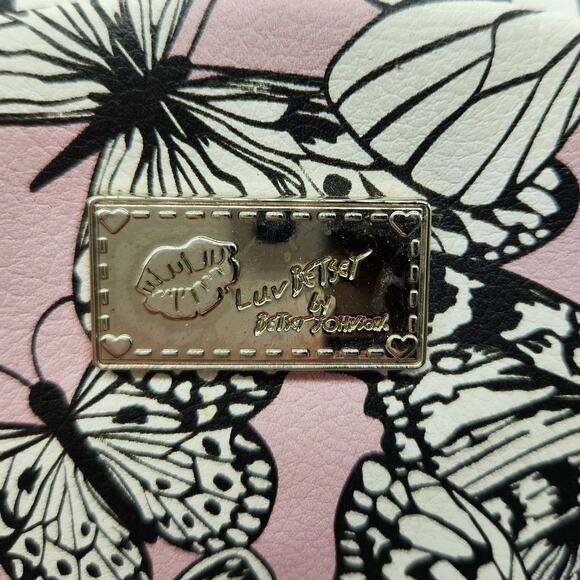 Luv Betsey Johnson Butterfly Print Backpack – Pink & Black - Picture 8 of 10